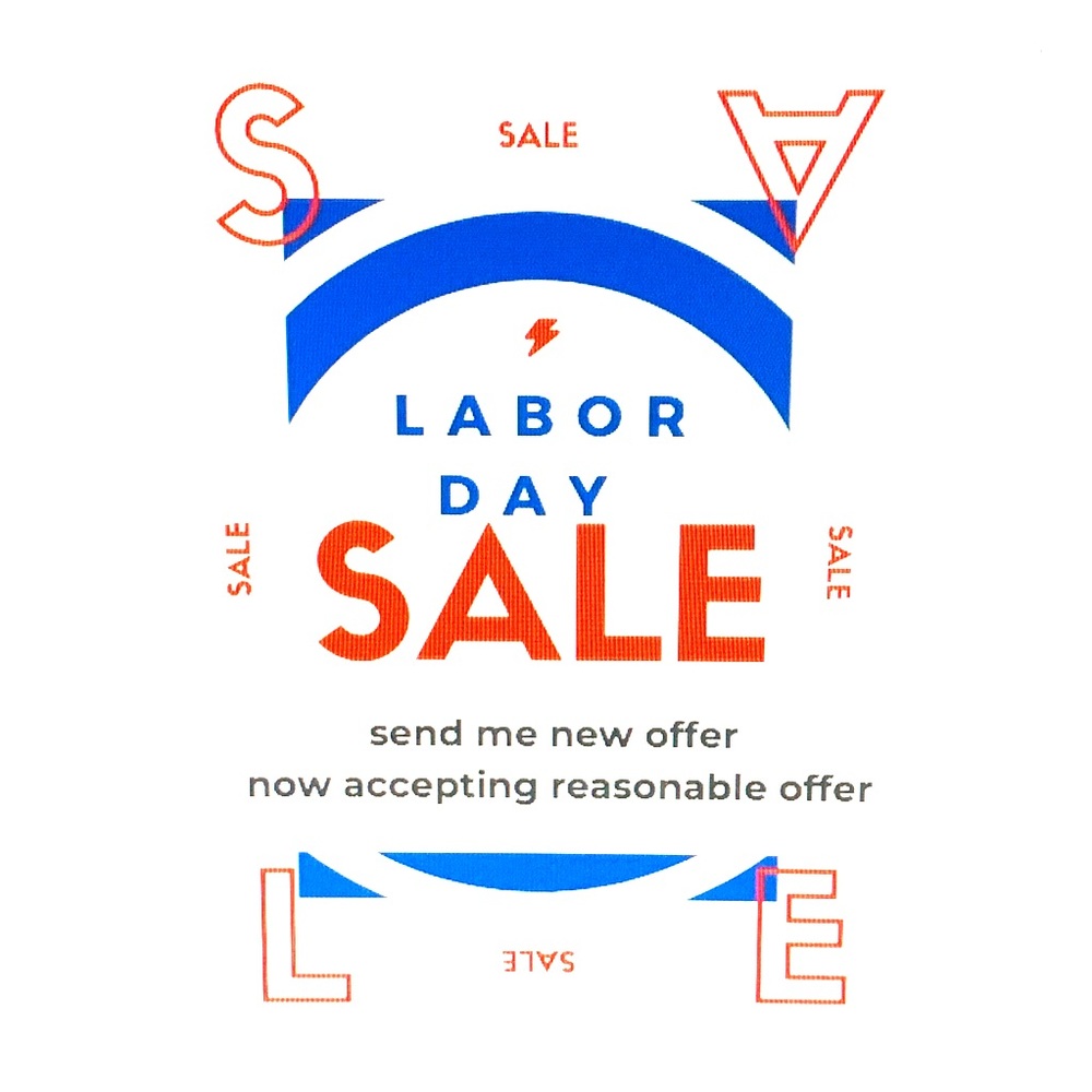 Labor Day sale!!